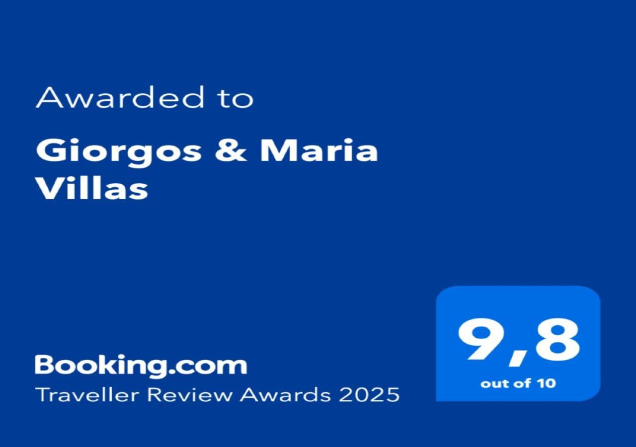 Giorgos & Maria Villas Agios Matthaios  Exterior photo